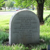 Calhoun County AL WWII & Korea War Memorial Anniston.JPG